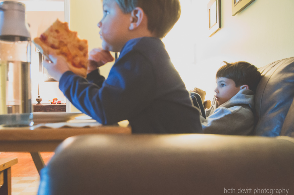 last night was movie night for the boys.  pizza and 'fox and the hound'.  life is good.