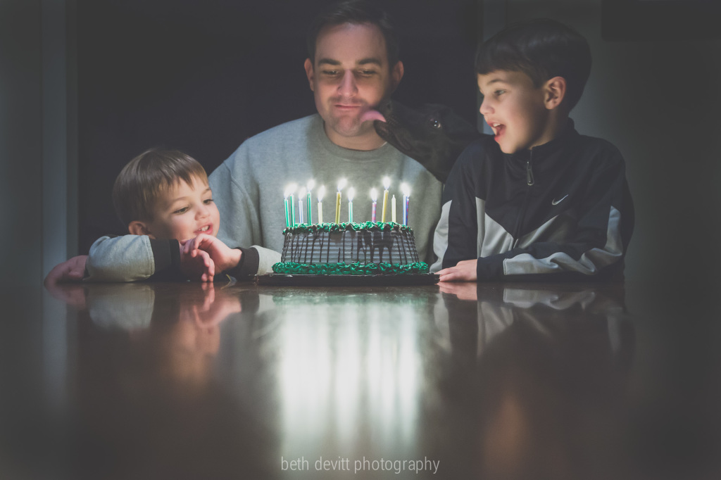 and tonight we celebrated daddy.