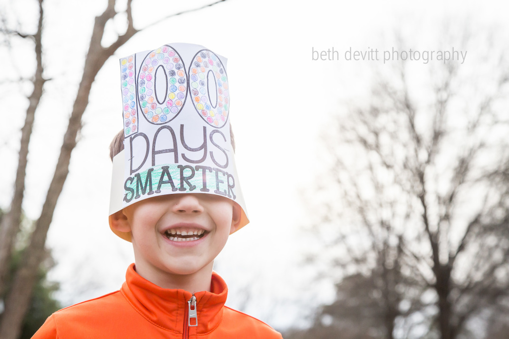 and so just like that, today is the 100th day of school.  