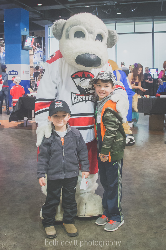 we got to celebrate chubby checker's birthday with him at the charlotte checkers hockey game!  one of our favorite family pastimes for sure.