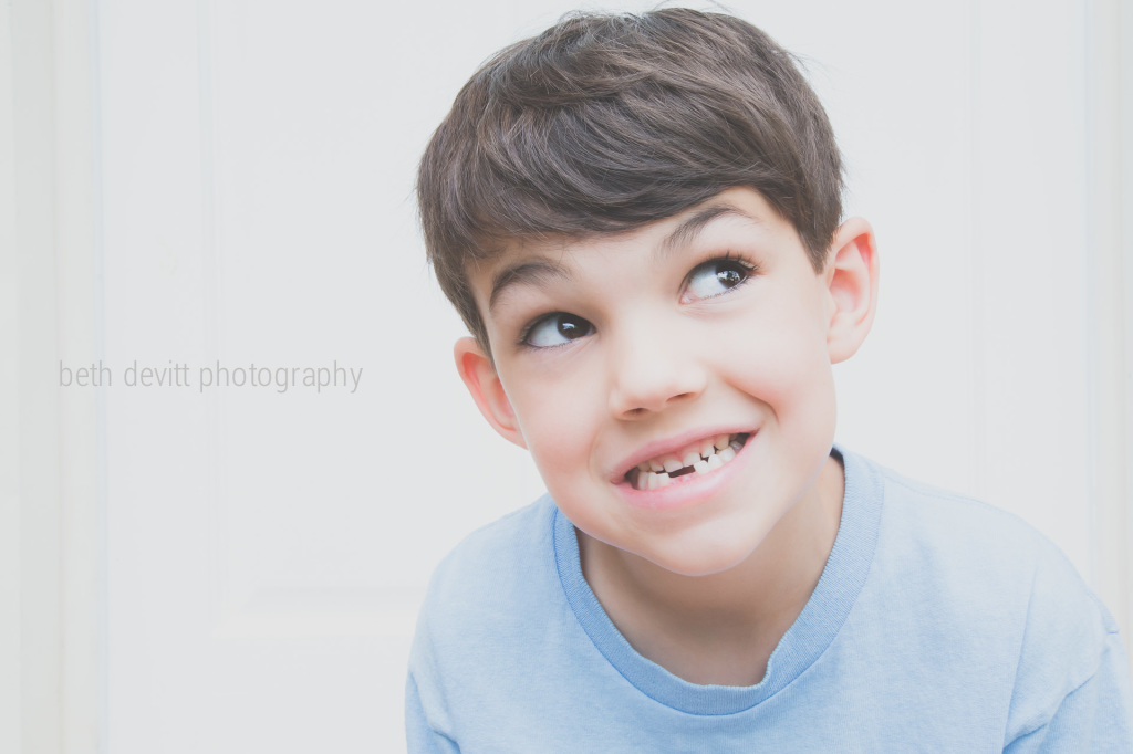 we started the week with a full set of teeth.  we ended the week down two.  ;)