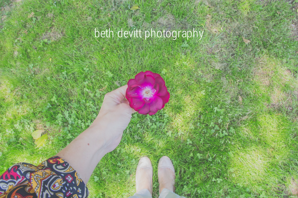 my sweet six year old picked this for me before i headed off to my photo shoot today.  it was just what i needed.  