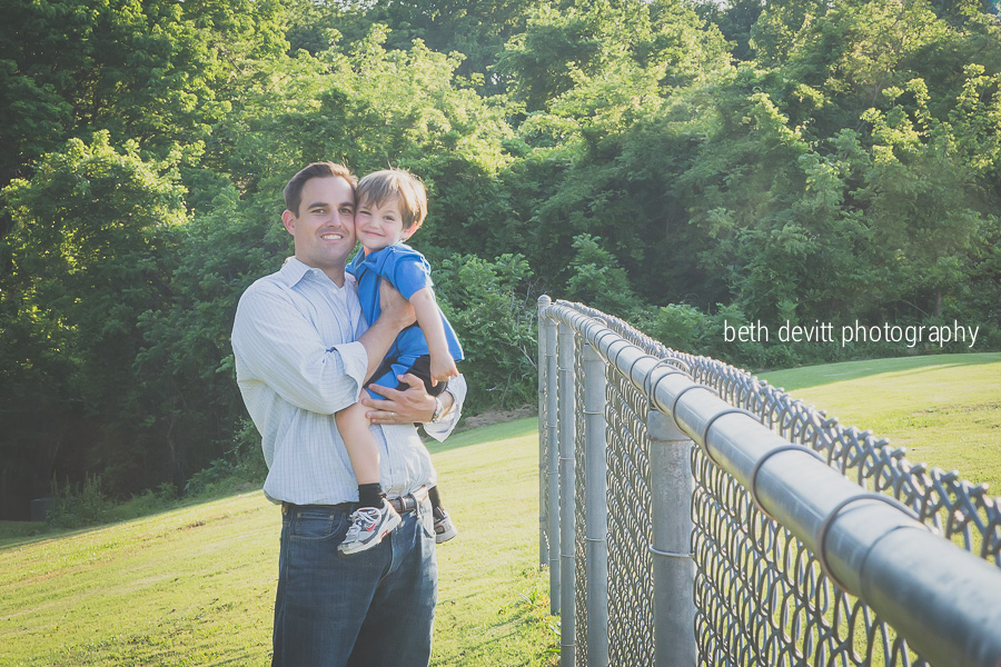 part of jack's cheering committee at last night's baseball game.  