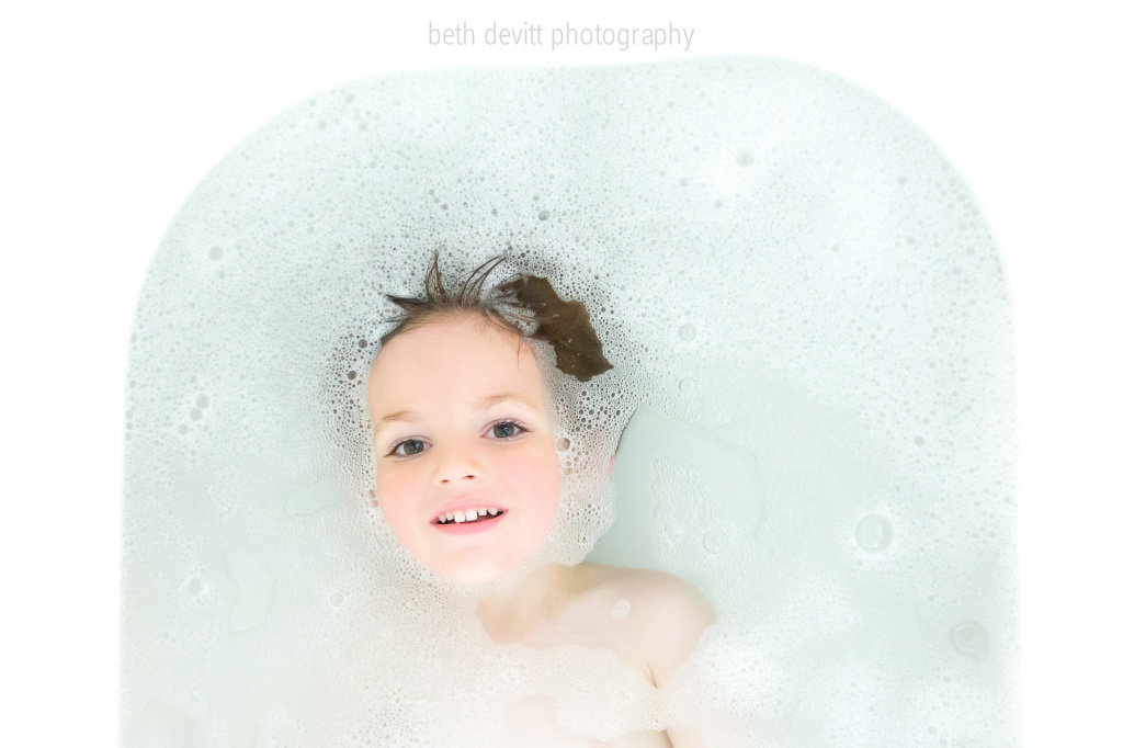 the bubble bath's biggest fan.