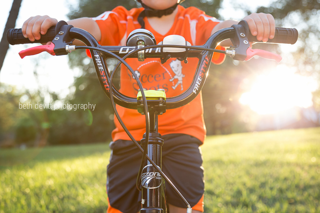 he recently transitioned to a bigger bike, and we got him a new bell for it today.  i'm pretty sure that's no secret to those who live nearby.  ;)