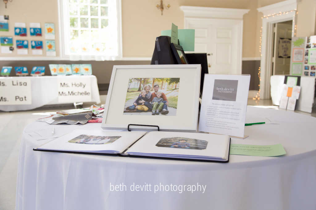 happy one year anniversary, beth devitt photography! we celebrated by giving back via a silent auction at our beloved preschool.