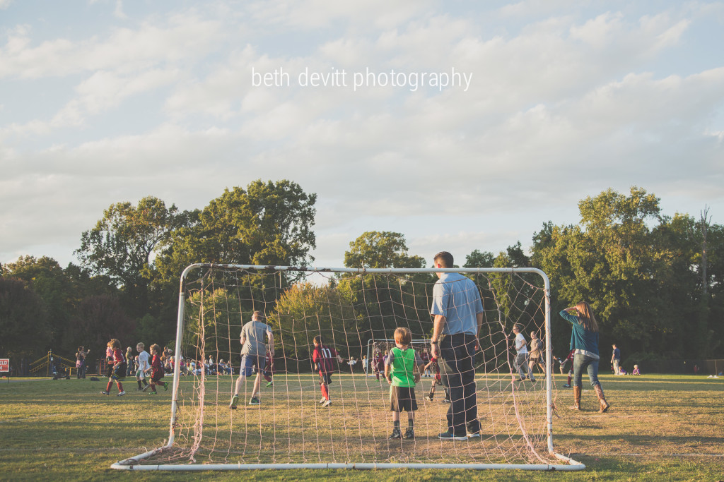 that other time that the other team didn't show up, so your dad and your little bro stepped in to play goalie.  