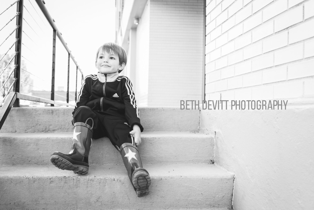 the sweet face, the sporty attire, the boots.  i love it all.  