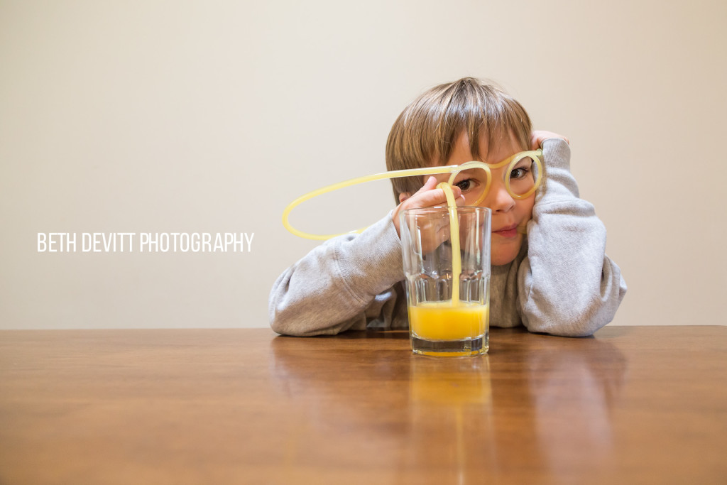 you never say no when this guy requests his drink through his straw glasses.  ;)