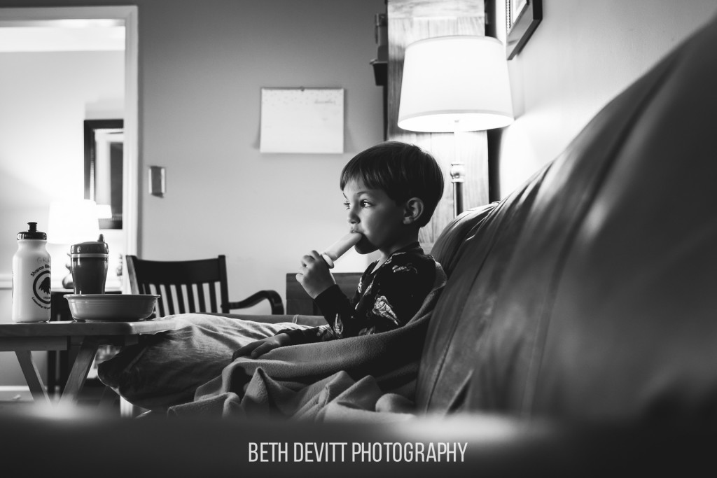 my sweet boy has strep, so couch time, popsicles and rest is on the list for today.