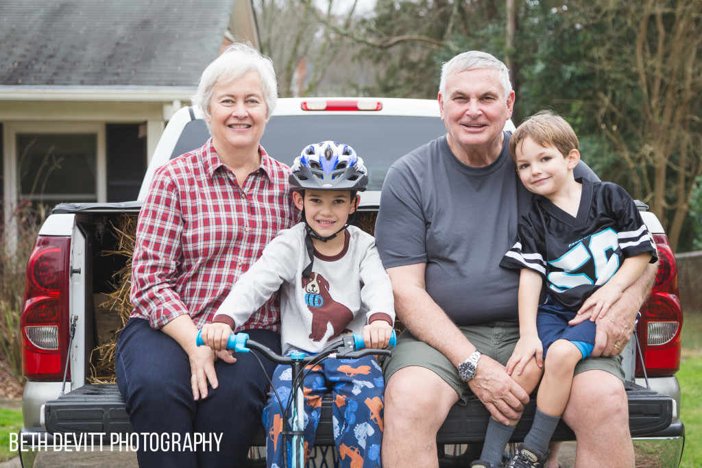 christmas is sweeter when grandparents are around.  